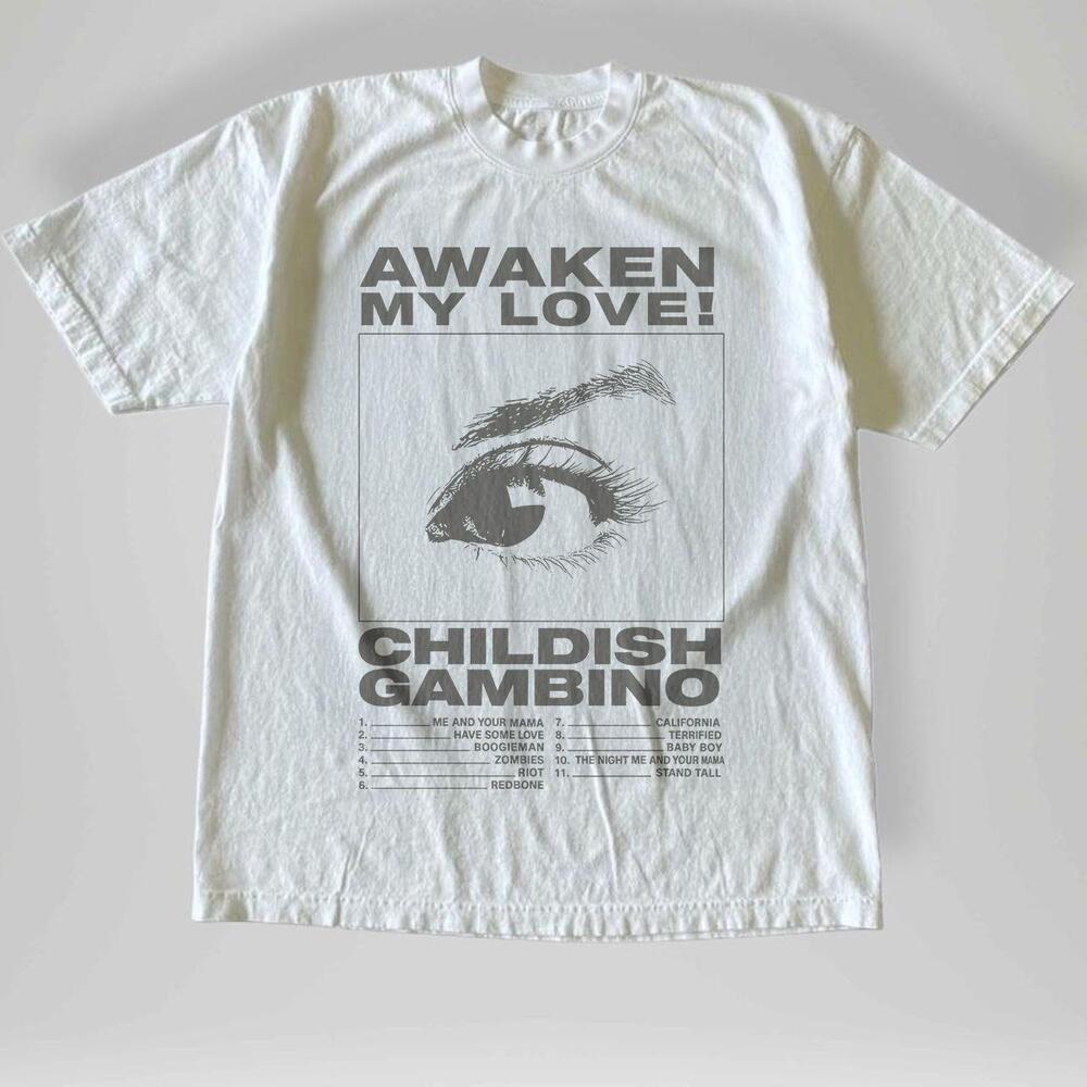 Childish Gambino Awaken My Love Album Donald Glover Hip Hop R&B Graphic Tee